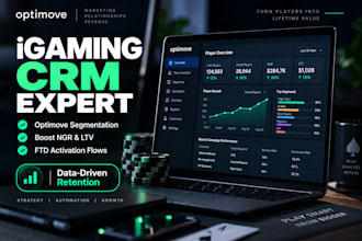 set up optimove player segments, predictive marketing campaigns for your igaming