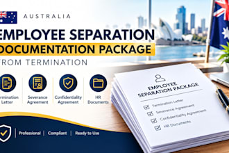 prepare your complete employee separation documentation package from termination