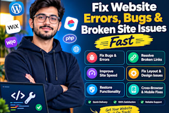 fix website errors, bugs, and broken site issues fast