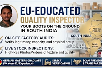 be your eu educated quality inspector and supplier auditor in india