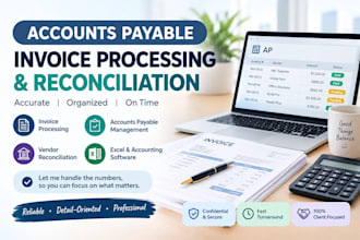 do accounts payable, invoice processing and reconciliation