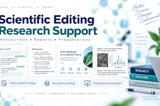 edit scientific writing, analyze data, and create figures