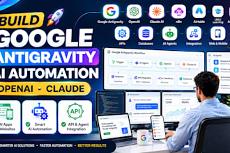 build a full stack app with google antigravity claude code and ai automation