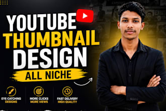 create attractive youtube thumbnails for any niche