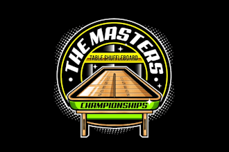 create wonderful and excellent shuffleboard logo design