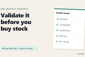 do amazon fba private label product research with profit analysis