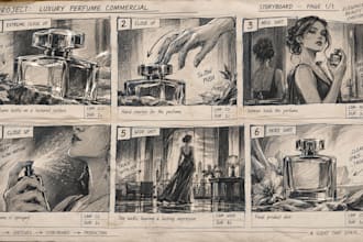 storyboard your commercial or product ad