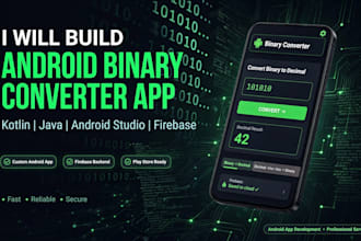 build android binary converter app