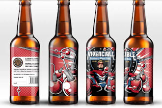 be your wine label, bottle label or product label designer