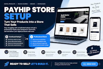 build a professional payhip store for your digital products