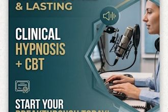 create a custom smoking cessation hypnosis audio and script