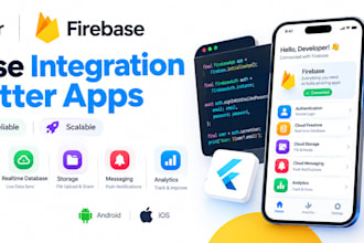 integrate firebase into your flutter app