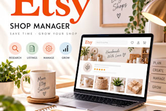 be your etsy shop manager, etsy VA and store management expert