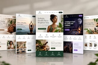 holistic website, spiritual, clinic, health and wellness website