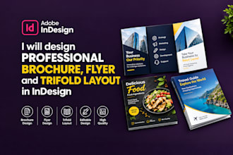 design professional brochures and flyers in adobe indesign