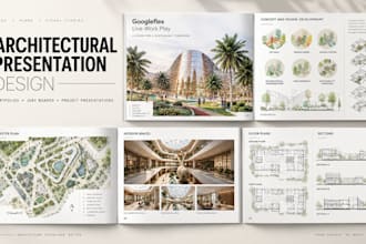 design professional architectural presentation boards and portfolios
