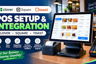 do pos setup, clover pos square pos toast pos menu integration