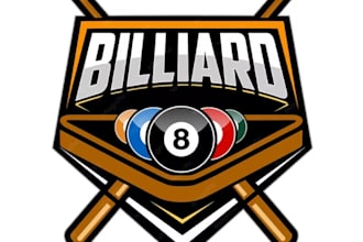 design modern billiard logo for your brand