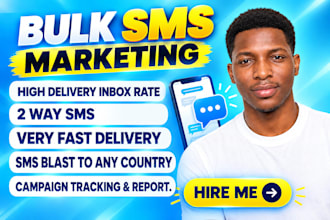 deliver high rate bulk sms marketing, blast bulk emails and whatsapp messages