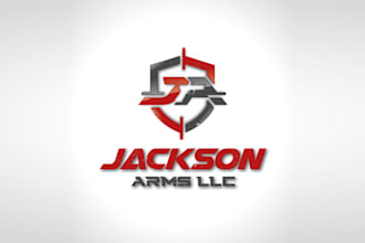 design attract retail gun accessories logo