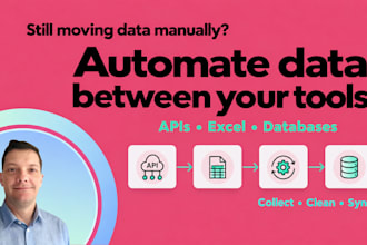 build automated data pipelines for apis and databases
