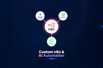 build custom n8n ai workflows, ai agents, and API integrations