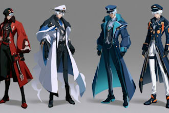 design original manga characters for you