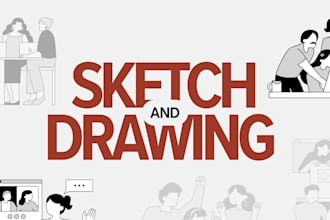 make realistic sketching of you