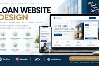 loan website mortgage website finance website mca website credit repair wordpres
