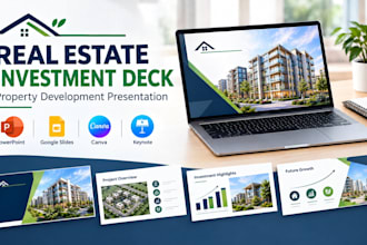 design real estate investment deck, property development presentation