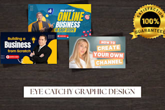create eye catchy graphic designs for your business