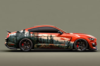 car wrap vehicle wrap truck wrap racing car wrap