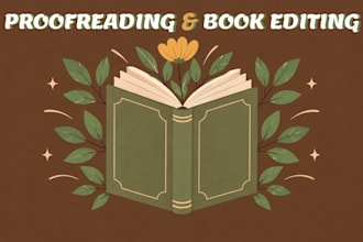 proofread, edit, and review your manuscript