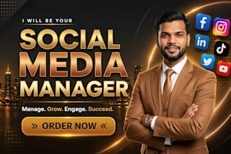 be your social media manager and content creator for instagram facebook