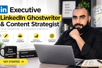 be your executive linkedin ghostwriter and content strategist