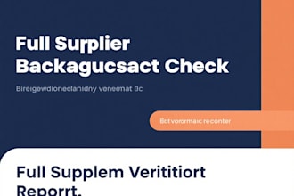 assist clients in researching and verifying chinese suppliers and manufacturers