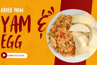 cook delicious yam and egg for you