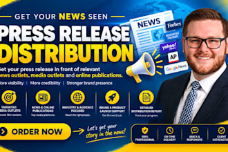 distribute your press release to targeted news outlets and relevant publications
