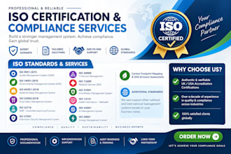 iso certification documentation and compliance support