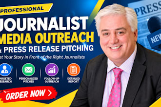 do journalist media outreach and press release pitching for your brand