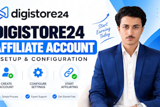 create a digistore24 affiliate sales funnel and landing page