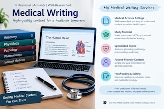 write medical content, education content as an mbbs student and proofread pdfs