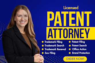 do US trademark registration, trademark attorney, and patent attorney at uspto