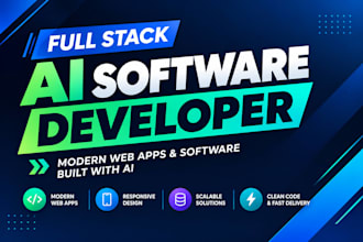 be ai software developer for ai website development full stack website ai agent
