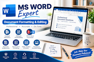 professionally format and edit your ms word documents