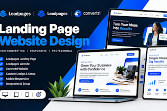 build leadpages landing page leadpages website convertri website