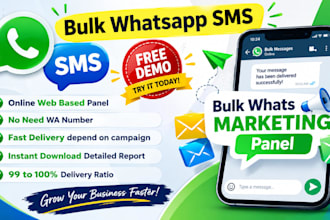 send bulk sms campaign,bulk whatsapp marketing,snms blast, text message