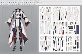 create custom cosplay sewing patterns for costumes and eva foam armor templates