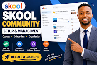 setup skool community skool online community skool community manager