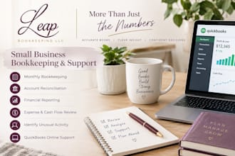provide small business bookkeeping and financial support
